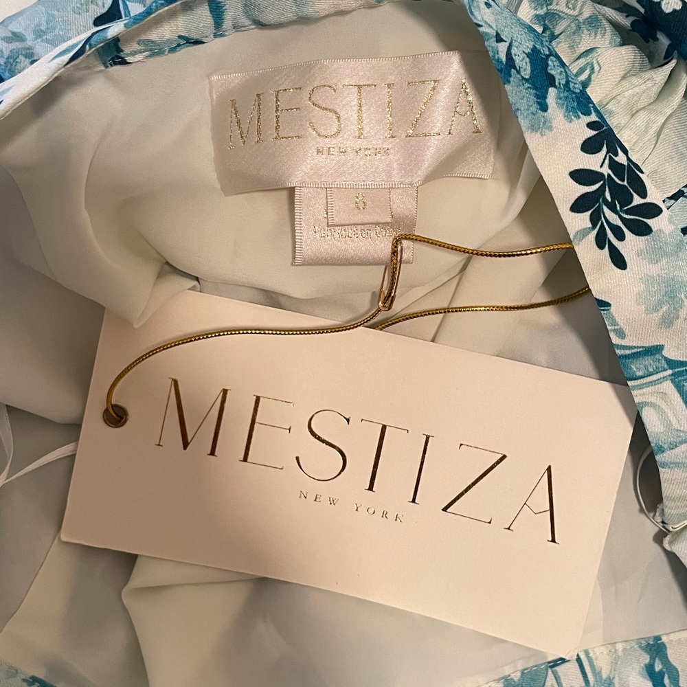 New Mestiza Daniella Pleated Twill Midi Skirt size 6 - Picture 8 of 11